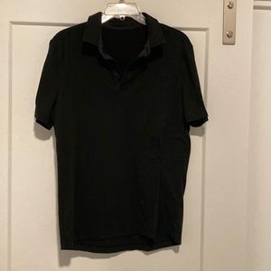 Black lululemon polo